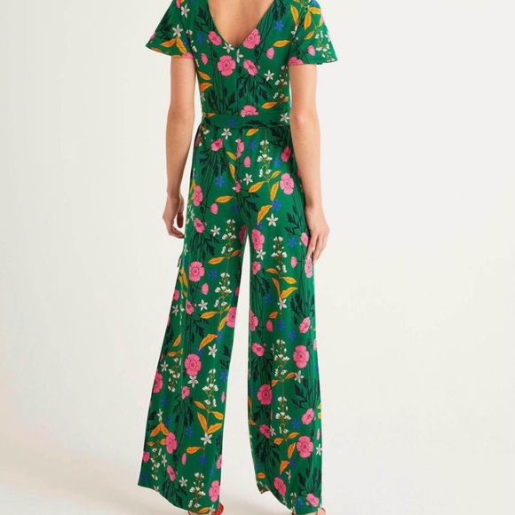Boden Pants & Jumpsuits Boden Floral Jumpsuit Poshmark